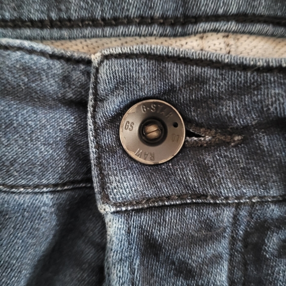 Authentic Vintage G-Star Raw Dark Men Jeans 30x34 A Crotch Varsity 3D Tapered - Picture 4 of 13